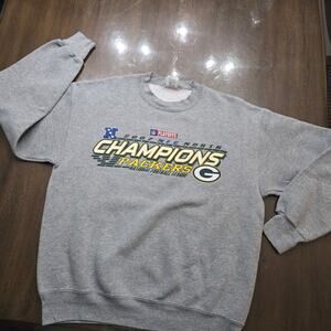 vintage 2007 Green Bay Packers NFC North Champions crewneck sweatshirt men's M